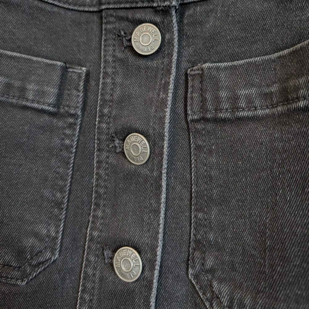 Madewell Button Front Mini Skirt - Picture 5 of 9